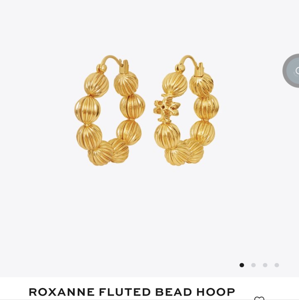 Tory Burch NWOT gold earrings